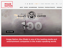 Tablet Screenshot of imagenationabudhabi.com